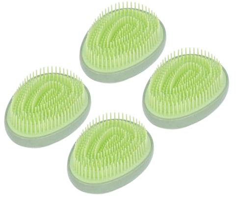 TIKATARER Spazzola per Capelli a Forma di, Pettine per Shampoo per Massaggio dei Denti Morbidi per Capelli Asciutti e Bagnati, con Flessibile per Alleviare lo Stress del Cuoio Capelluto e Cura