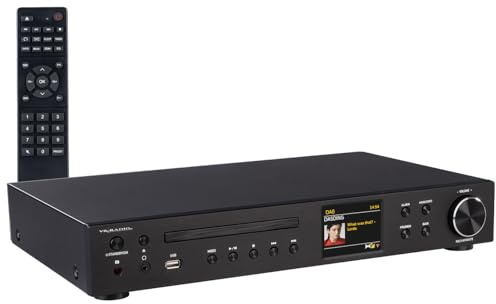VR-Radio Irs 825: WLAN-Internetradio-Receiver, DAB+/UKW, CD, Bluetooth, 200 W, schwarz (DAB Tuner, Internet Receiver)