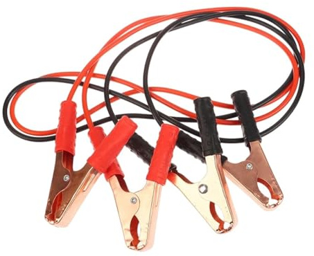 1.5m 500A Car Battreriy Jump Cable Bostiers Cable Line Emer​gency Jump Starters Leads Van Trunks SUV-Ended with Clamps Clip