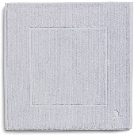 Möve Superwuschel Badteppich 60 x 60 cm aus 100% Baumwolle, Silver