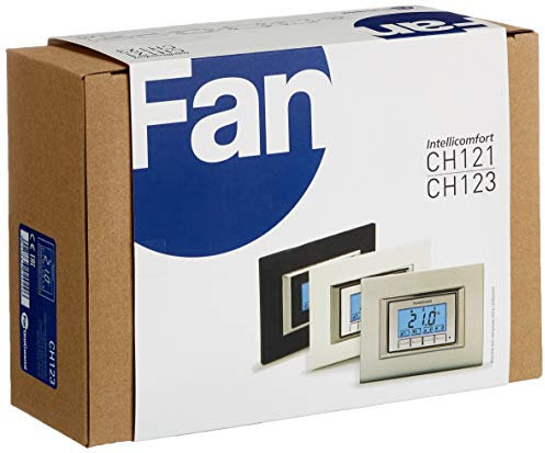Fantini Cosmi CH121 Termostato Retroilluminato da Incasso a Batterie