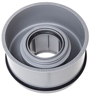 Airfit HT-Reduzierstück, exzentrisch DN 110 x 40, für HT & KG-Rohr