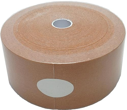 Therapist’s Choice® Extra Wide Kinesiology Tape 3x105' Bulk Roll (Beige)
