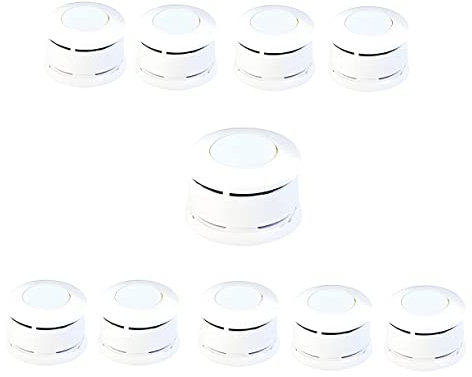 Lifebox 10 Détecteurs de fumée certifiés nf autonomie 5 Ans
