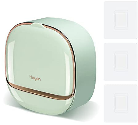 Modixun Soporte de jabón de lujo con bandeja de drenaje, soporte de jabonera impermeable, mantiene las barras de jabón secas, caja de jabón adhesiva montada en la pared para ducha, baño, verde menta