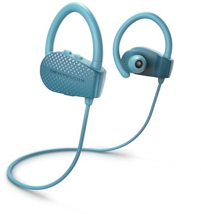 Energy Sistem Earphones Bluetooth Sport 1+ Ocean (Bluetooth 5.1, Voice Assistant, Secure-Fit, Sweatproof)