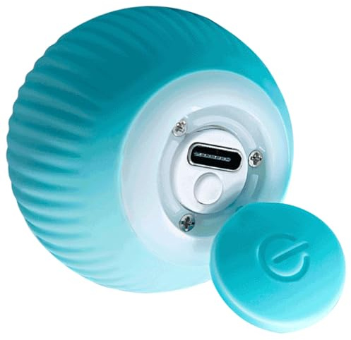 Ipetboom Jouet Balle Sonore pour Chat en Silicone 4.3Cm Stimule Instincts De Chasse Exercice Intérieur Amusant