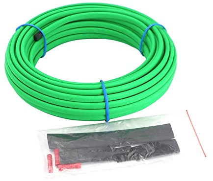 DHVIJA 1–10 m, 220 V, 110 V, 17 W, wasserdicht, innen oder außen, Rohrerwärmung, Frostschutz, Dach, Schnee, schmelzendes, selbstregulierendes Heizkabel Joyous (Size : 1m, Color : 220V)