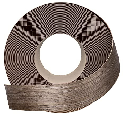 GSCIT Club Walnut Edge Banding, 1 1/2 inch x 100ft roll of Veneer Edge Banding -Pre-glued Flexible, Real Wood Tape Banding for Cabinet Repair Furniture Restoration