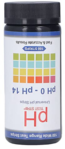 PH Teststreifen für Wasser, PH Teststreifen, Universal Säure Alkali Lackmuspapier Teststreifen für Wasser, Urin und Speichel, Seife, Boden, Ernährung PH Überwachung