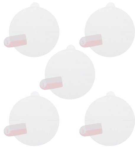 sourcing map 5pcs Watch Glass Screen Protectors 46mm Anti-Blue Light TPU Anti-Scratch Waterproof Universal Round Smartwatch Screen Protective Film Protector