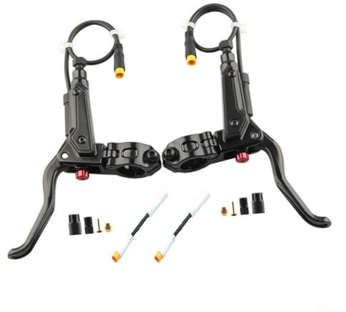 E-Bike-Bremshebel, Elektro-Fahrrad-Bremsgriffe, Aluminiumlegierung, 3-polig/2-polig, Bremsenteile für E-Bike, 8 Fang-Hall-Motor, hydraulische Bremse (3-polig)