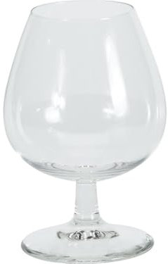 SELF IMPORT AGENCIES Lot de 4 verres à cognac transparents élégants 350 ml pour un arôme et une saveur optimaux