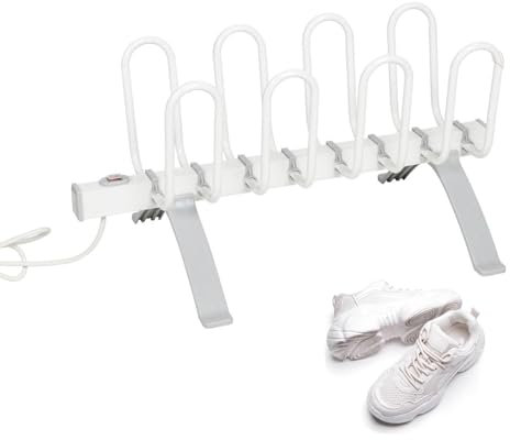 ANGDI Electric Boot Dryer Shoe Dryer, Standing Glove Dryer & Boot Warmer, 8 Racks Footwear Dryer, 45-55 ℃ Quick Drying, Mute Design, Shoe Drying Rack for Shoes Gloves Hats Socks Ski Boots