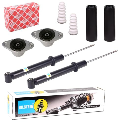 2x Bilstein B4 Stossdämpfer + Febi Domlager hinten | 19-164489 + 32164 + 900082 Kompatibel mit A4 B7 (8EC),A4 B7 Avant (8ED)