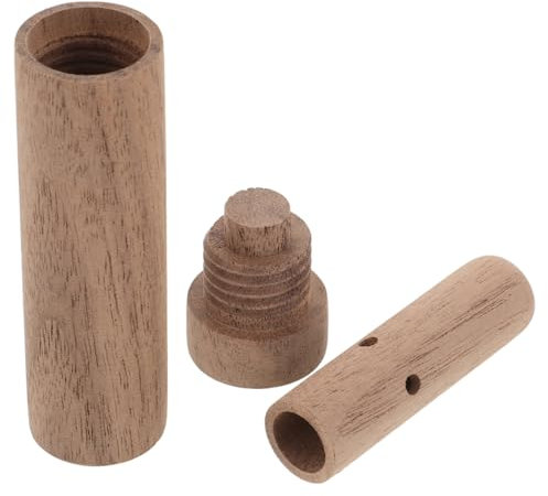 EXQUIMEUBLE Bastoncino Nasale in Legno Per Inalazione Di Oli Essenziali, Bastoncino Profumato Portatile Per Aromaterapia Nasale, Tubo Vuoto Multifunzionale Per Benessere e Freschezza Quotidiana