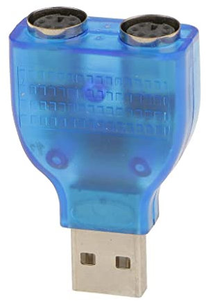 Adaptador de cable USB macho a PS2 hembra para teclado y mouse