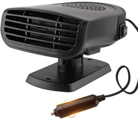 Ventilateur de chauffage de pare-brise | Chauffage de voiture pour l'hiver | Dégivreur de chauffage de voiture | Gadgets de voiture Désembueur et dégivreur | Désembuage électrique pour vitre de