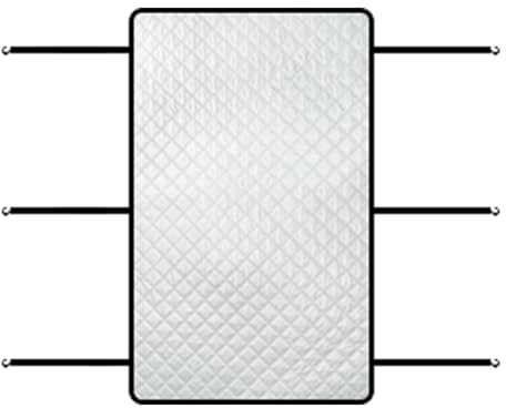 Pare-soleil de toit de voiture - Protection solaire portable avec bandes élastiques pour fenêtre de voiture - Protection contre la chaleur et les intempéries