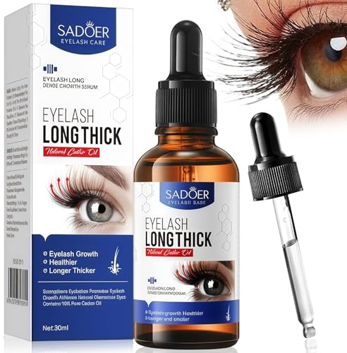 Cils Nourrissante Solution,Sérum Hydratant Soin pour des cils,Sérum Boost des Yeux Avec Brosse,Rapide Absorption,pour une cils plus longue, plus belle, plus Dense