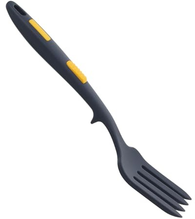 iplusmile Fourchette de Cuisine Silicone Résistante et Lavable Fourchette Multifonction pour Pâtes Salade et Nouilles Ustensile de Cuisson Sûr pour Maison