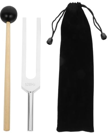Alipis Stimmgabel Chakra Heilung Tuning Fork aus Aluminiumlegierung mit Hammer für Meditation Yoga und Energiemanagement Professionelles Klanginstrument zur Resonanz und Entspannung