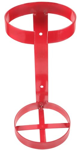 DIKACA Supporto per Estintore in Metallo 5-6Kg Staffa di Montaggio da Parete per Auto e Barche Doppio Anello Stabile e Facile Estrazione