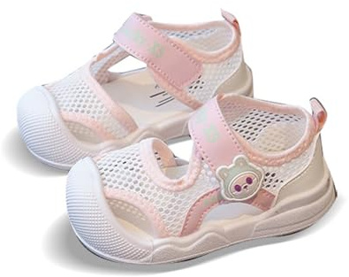 Sandali Bambino Mare - Sandali Traspiranti Leggeri con Punta Chiusa Scarpe Casual per l'uso Quotidiano e per Il Gioco all'aperto comode Calzature per Neonati con Suola Morbida. (18-24 Months)