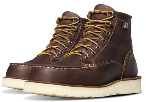 Bull Run Moc Toe Steel Toe Work Boot, mång, 42.5 EU Bred
