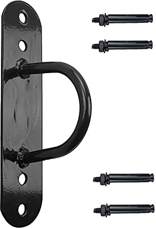 Protone Battle rope wall and floor anchor/mount/bracket for battling ropes/resistance bands/with screws