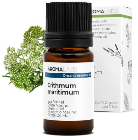 Criste Marine BIO (Crithmum maritimum) - 5 mL - Huile Essentielle Chémotypée et Certifiée AB - Aroma Labs - Made in France