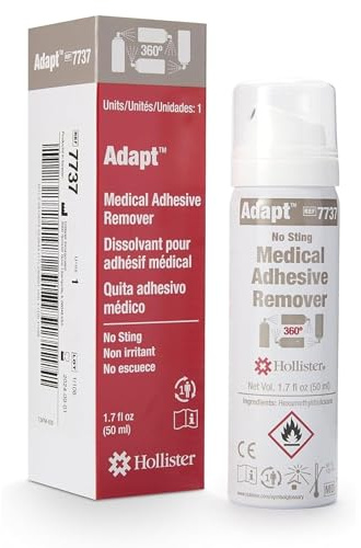 Hollister 7731 Adapt Medical Adhesive Remover Spray, 3.4 oz. – Adhesive Remover for Skin, Medical Supplies