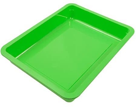 proventa® Frischhalteschale Made in Germany, BPA-frei und lebensmittelecht, 3 Liter, grün, mit transparentem Deckel, stapelbar, für Gewerbe und Privat