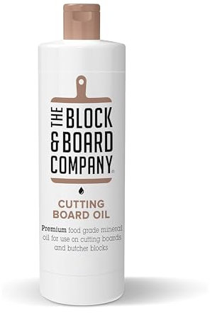 The Block & Board Company Specialist Huile minérale de qualité alimentaire pour planches à découper et blocs de boucher Nettoie, scelle et hydrate - Incolore, inodore, sans goût