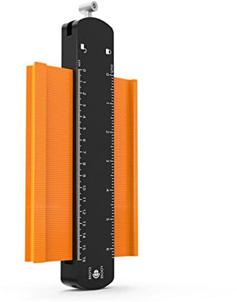 Holzbearbeitungswerkzeuge, Messwerkzeug for Zimmermann, breiterer Konturenlehren-Duplikator mit Schloss, 6/10-Zoll-Profilform-Kopierwerkzeug-Vorlage for gebogene Formen, Lineal (Farbe: 6 Zoll) (Farbe: