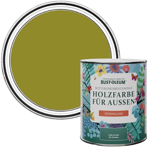 Rust-Oleum Green Mould-Resistant Garden Paint in Satin Finish - Pickled Olive 750ml