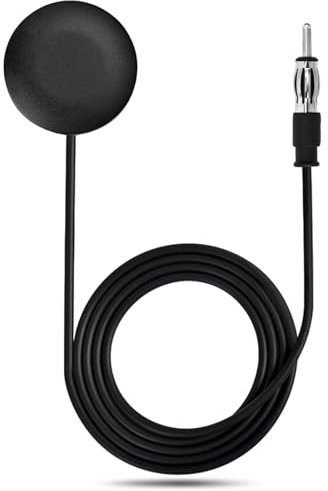 Autoradio Antenne, Autoantenne FM Windschutzscheibe Antenne Universal FM Auto Antennen mit DIN Stecker 3M Verlängerungskabel für Auto SUV Radio Stereo