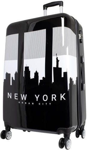 Trendyshop365 großer Reisekoffer Hartschale 77 cm - Manhattan