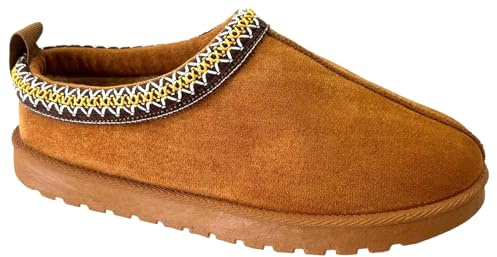 sole london MENS SLIP ON SLIPPERS WARM COMFY FAUX FUR LINED SHOES MULES BOOTS