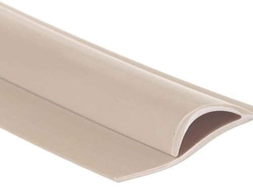 Tira de transición de alfombra a baldosa personalizable y cortableMolde de borde de alfombra a baldosaProtector de borde de alfombra autoadhesivo for puerta(Beige,Length 7m(23ft))