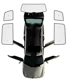Pare Soleil Voiture pour VW pour Touran MK1 1T 2003~2015 Pare-Brise Fenêtre Voiture Pare-Soleil Protection UV Réflecteur Pare-Soleil Pare-Soleil Auto Visière Pare-Soleil Pare-Brise(Rear sunshades)