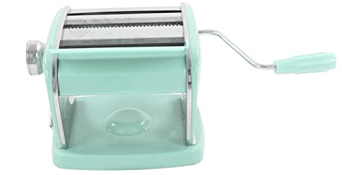 Riuulity Machine à Pâtes Domestique en Acier Inoxydable, Petite Presse à Nouilles, Machine à Rouler Manuelle, 6 Niveaux Réglables, Outil de Cuisine pour Faire des Pâtes, des Lasagnes (Ventouse 2