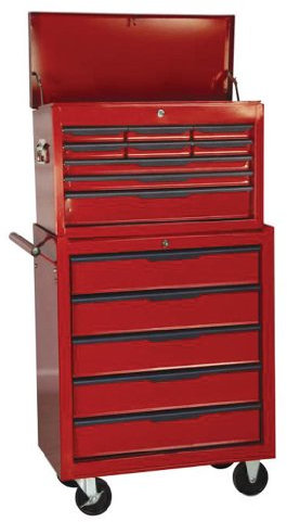 HILKA 14 Drawer Combination Tool Chest With Ball Bearing Slides C314BBS