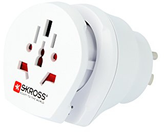 SKROSS Combo World to USA Travel Adapter for Travel from Around the World to Countries that use the American or Schuko Standard