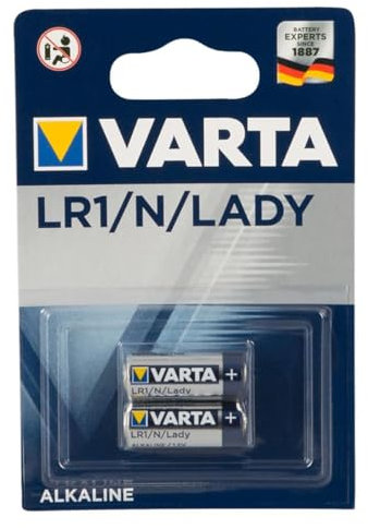 '5 Stück Varta HighEnergy 2-Batterien Alkaline Professional Electronics Lady/N/LR1