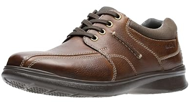 Clarks Collection Men's Cotrell Walk Oxford, Tobacco Leather, 12 Wide US