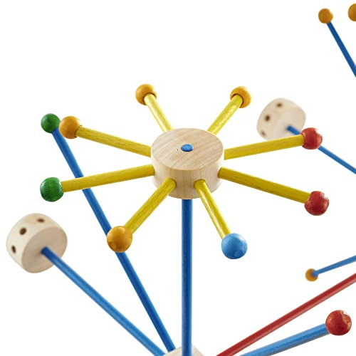 HuPeSpiele SteckArt Set 2 | Spielzeug | Steckspiel | Stecksystem | Konstruktionsspielzeug Baukasten | Bausteine Holz | Kinder | Lernspielzeug