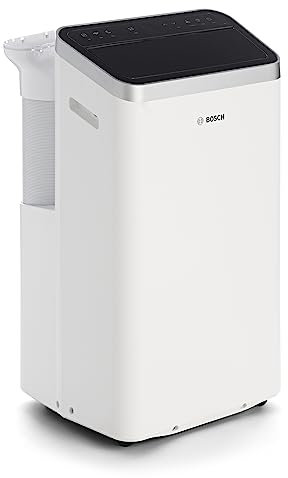 Bosch Cool 4000 Portable AC - 3-in-1: Air Conditioner, Dehumidifier, Fan - 2.6 kW for Rooms of up to 35m² - With Auto Mode, Silent Mode & Sleep Mode