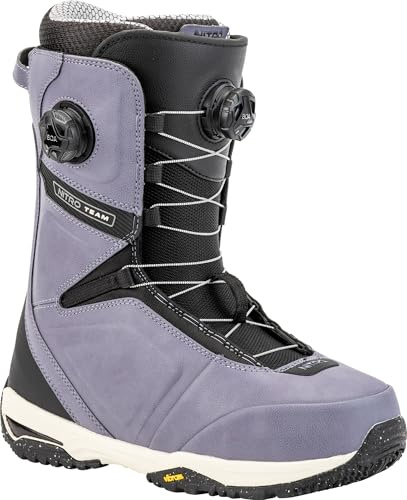 Nitro Team Boa Bottes de Snowboard pour Hommes, Lilas, 28.5