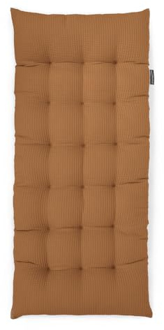 WOODFORKIDS Kissen für Kletterbogen ca.95x40cm ca. 10 cm hoch | Bodenkissen Kinder | Sitzkissen Kinderzimmer | 100 % natürliche Baumwolle OEKO-TEX-zertifiziert | Made in EU (Cinnamon, M (95x40cm))